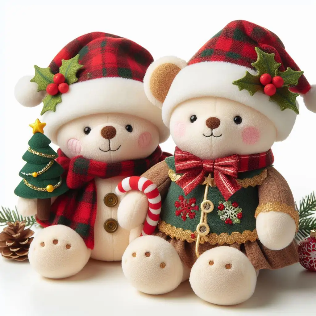 Customized Christmas Gift Custom Stuffed Animal Plush Teddy Bear For Christmas