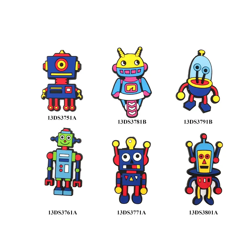 Cute Anime 3d PVC Fridge Magnet Souvenirrs City Custom aircraft  helicopter rocket Soft Enamel Refrigerator Magnet with Logo