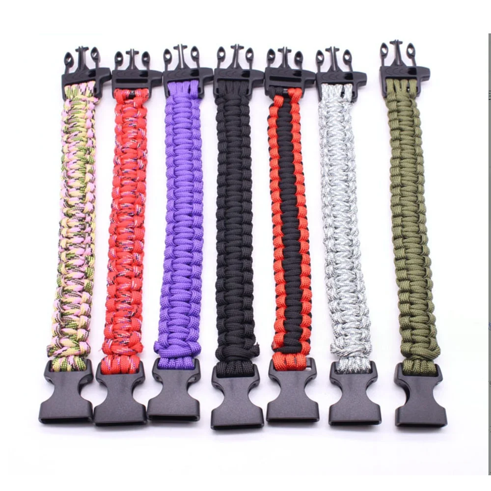 Online Shop Hot Sale Outdoor Parachute Survival Bracelet First Aid Life Rope