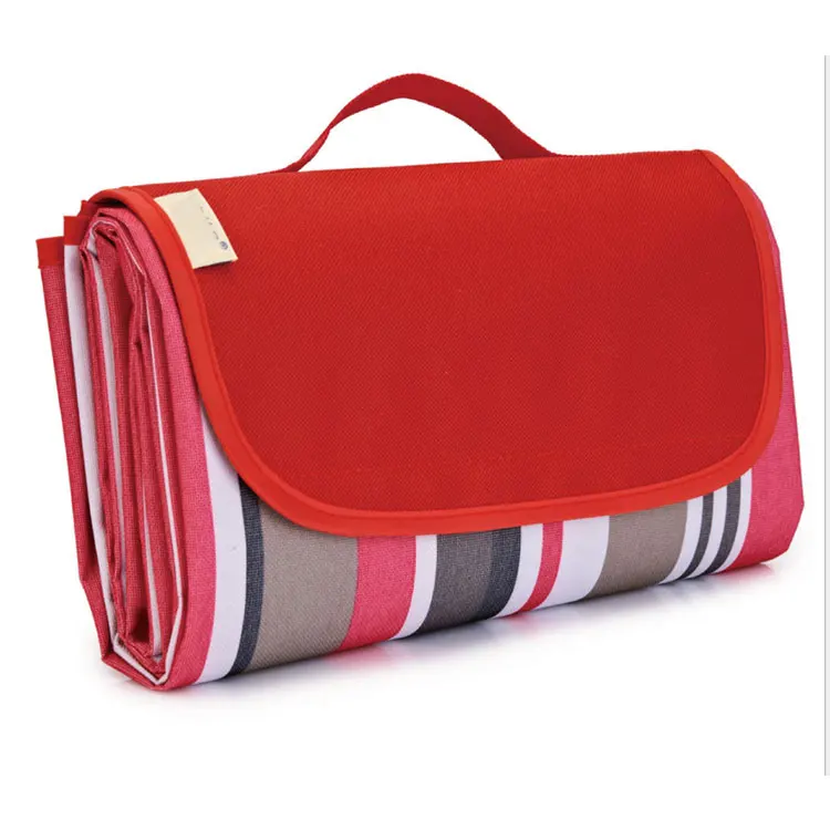 china wholesale water resistant foldable pvc waterproof outdoor beach rug pocket camping picnic blanket mat