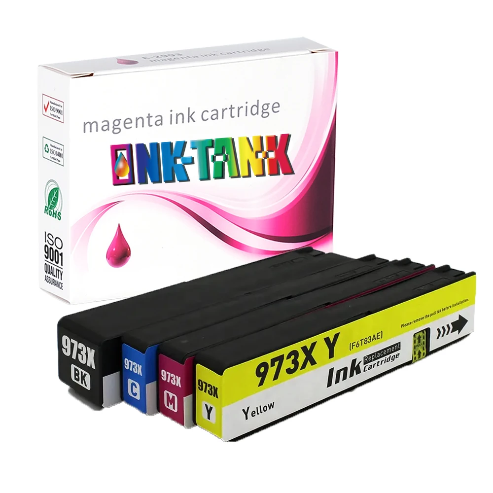 INK-TANK 973 973X 973XL Premium Color Compatible InkJet Ink Cartridge For HP973X for HP Pagewide pro 452dn 477dw Printer