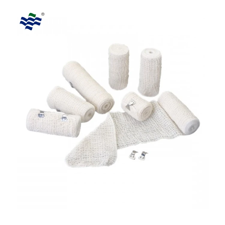 Disposable medical color spandex cotton plain elastic bandage