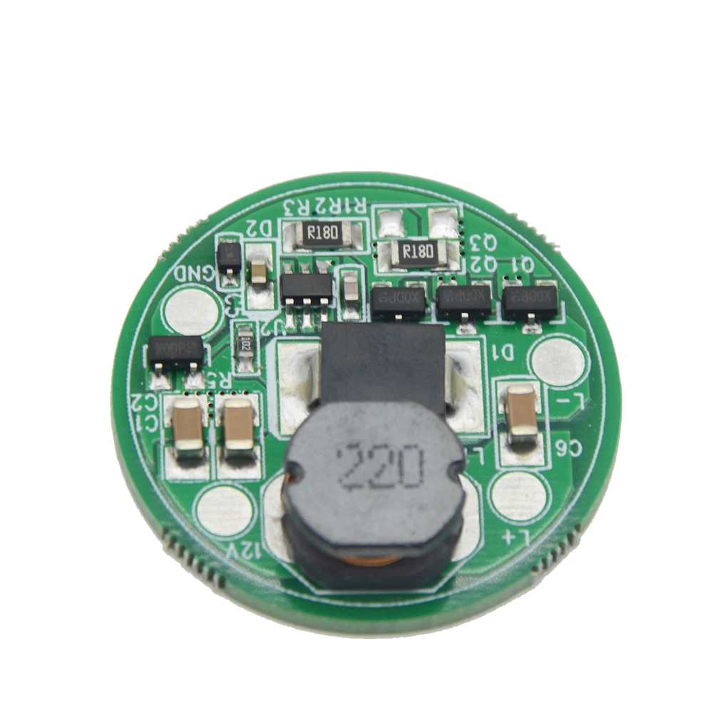 28mm 3-30V car motorcycle light driver board LED low voltage power supply for T6 XHP50 MKR COB