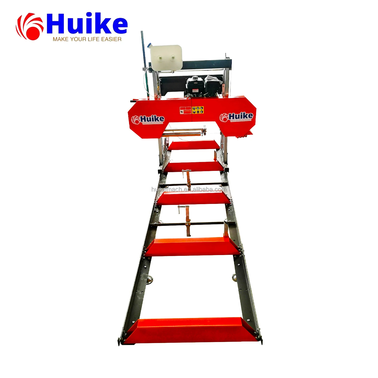 Central Machinery Parts Engine Portable Wood Mill Horizontal Lucas Sawmill With Narrow Blade
