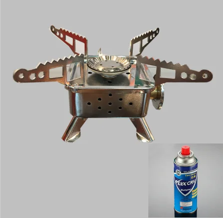 Source factory hot selling high quality low price portable new design outdoor use folded camping gas stove for cooking outdoor
