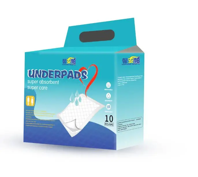 Disposable Underpad Manufacturer Incontinence Bed Pad Disposable Medical Underpad