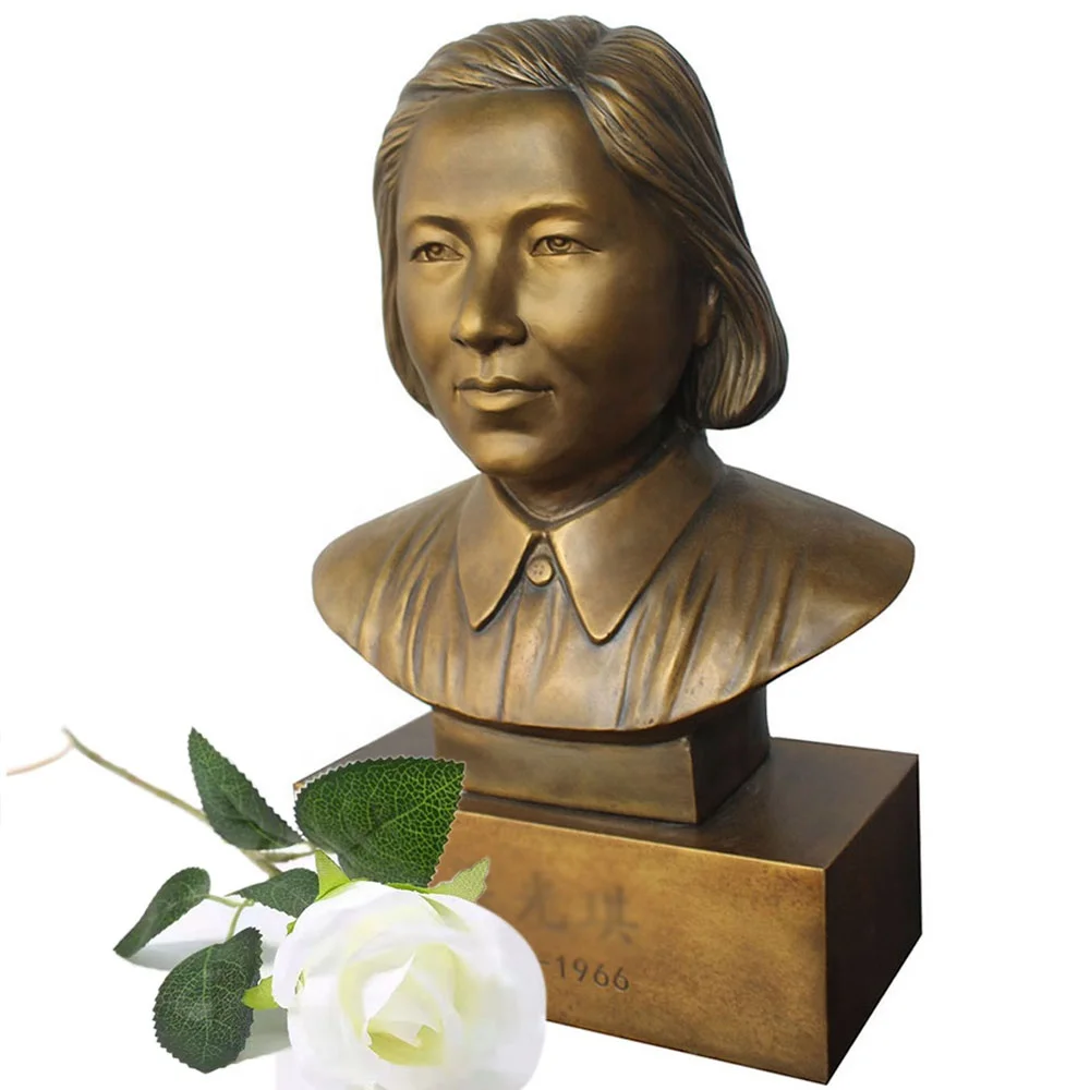 Custom bronze Sculpture  in  memory of loved ones Portrait Bust or brass casting Figurine Statue