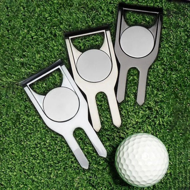 
Custom Ready Mold Existing Mold Zinc Alloy Golf Divot Tools Golf Fork Ball Marker 
