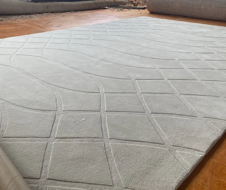 Modern Wool floor big area custom hand tufted Rugs and Carpets