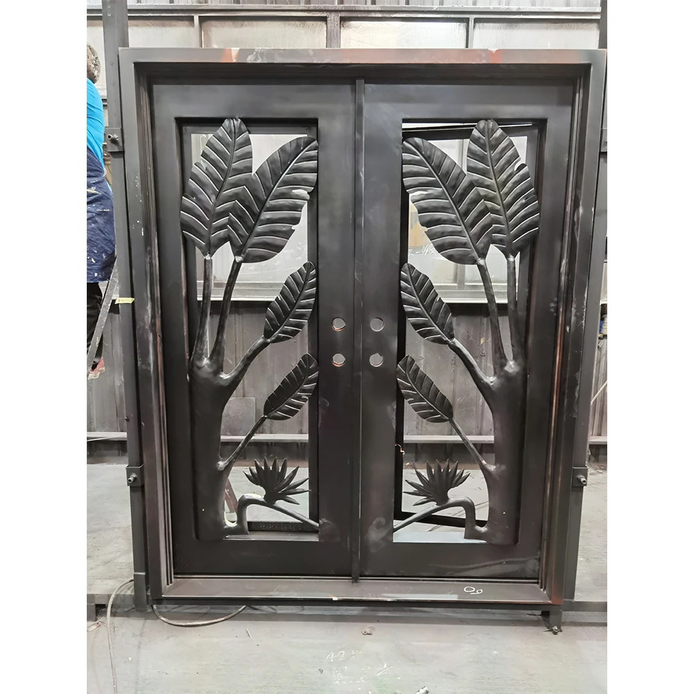 HUAART Professional Customization Hot New Products Sturdy and Durable Safe Front Door Security Gate Exterior Security Steel Door