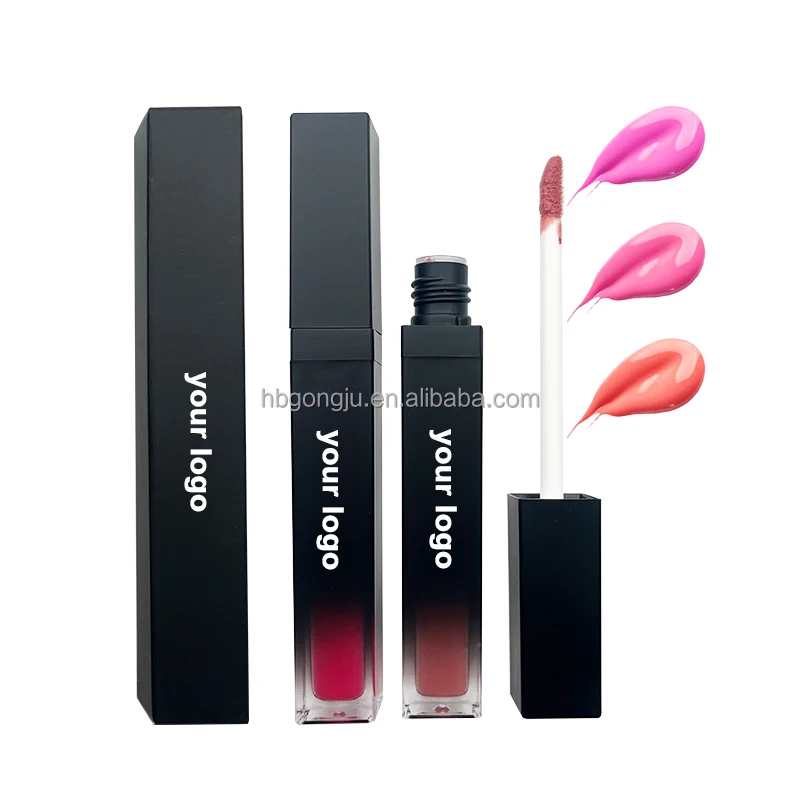 2024 Wholesale nude liquid lipstick vegan product matte liquid lipstick custom logo with low MOQ