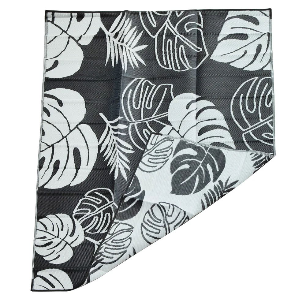 High Quality WANMI Manufacture 100% Recycled Plastic Polypropylene Tubing Woven Large Indoor Outdoor RV Floor Ground Mat