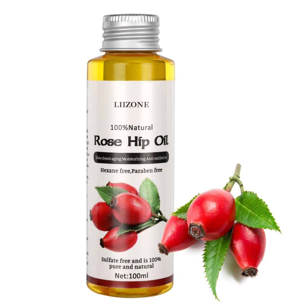 Wholesale Private Label Skincare Rosehip Facial Oil Organic Cosmetic Rose Hip Damascena Essential Oil For Face
