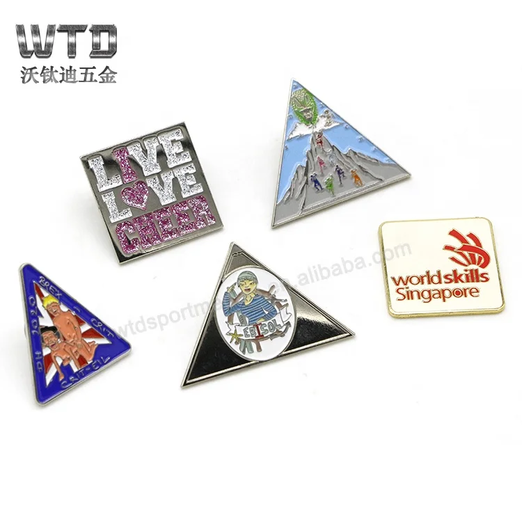  WTD Custom Metal Enamel Pin Cheap UK Country Flags Badge Flag Lapel