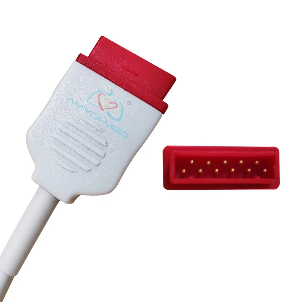 IBP Cable GE Marquette 35cm 11 Pins Dual Connectors IBP Transducer Cable IBP Adapter Cables