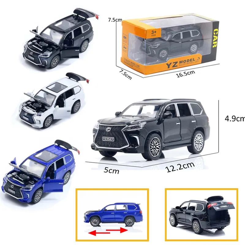 1:36 Diecast Car Kids Alloy Die Cast Model Toy Set Car SUV Alloy Car Toys Kids