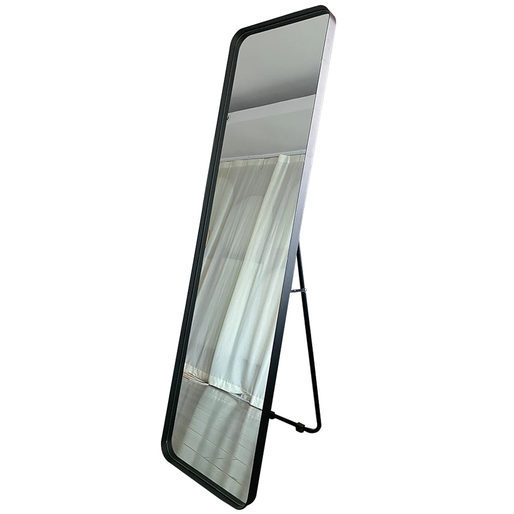 rectangle full standard size large foot length stand up floor mirror bathroom vanity mirror wide long whole full body mirror