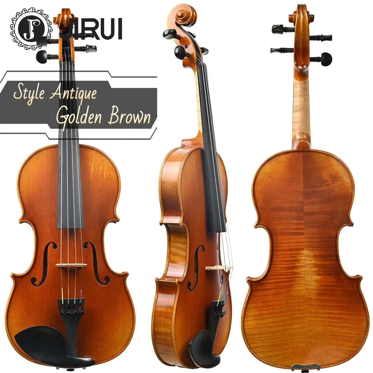 Handmade Professional 4/4 Violin Top Selling Advanced Flamed Maple with Spruce Face Nice Violin for Performance Intermediate B