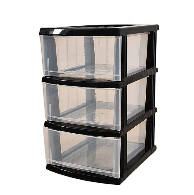 Plastic drawer storage plastic cabinet 3 tiers or 4 tiers or 5 tiers customized logo with wheels