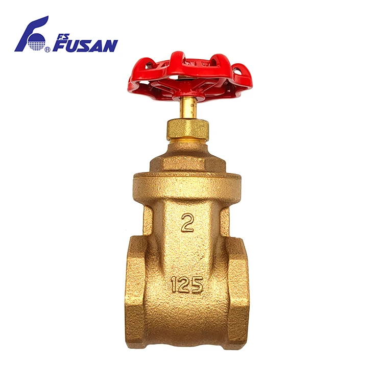 DN50 OEM ODM 2in bronze large threaded gate valve wheel handle flanged