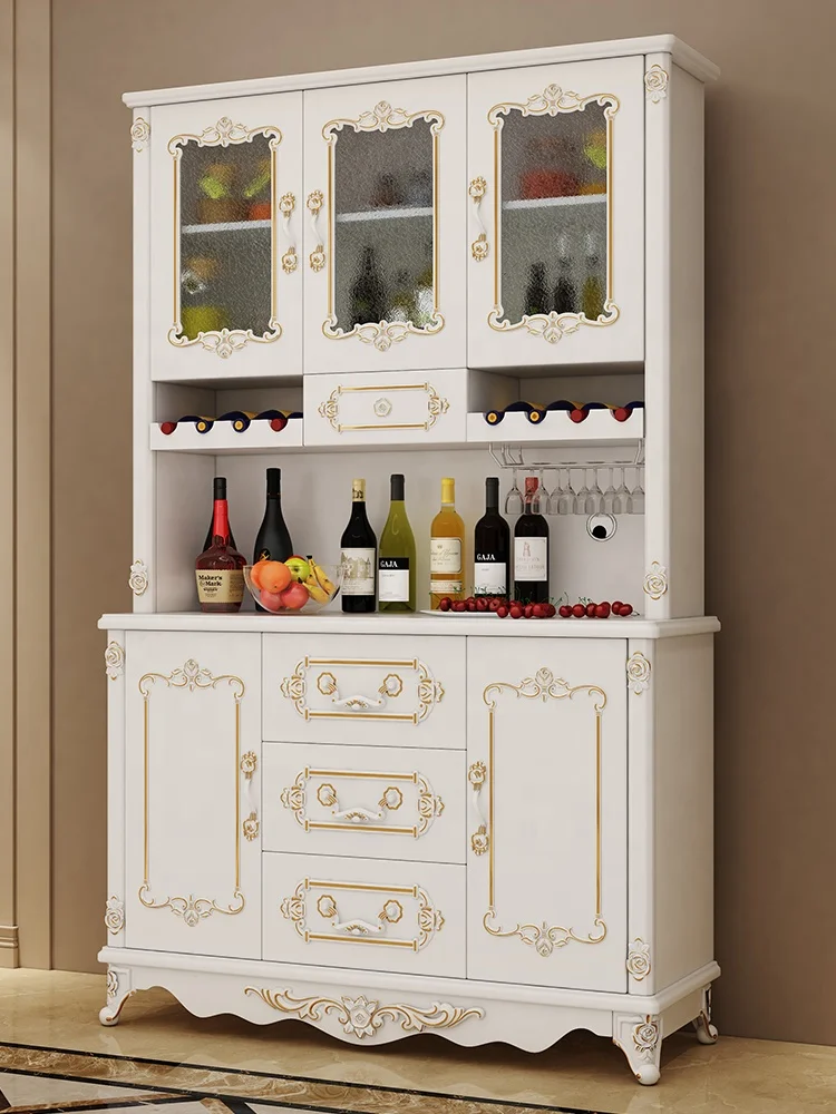 Dining Room living room furniture custom luxury modern wooden glass sideboard cabinet Wooden Sideboard