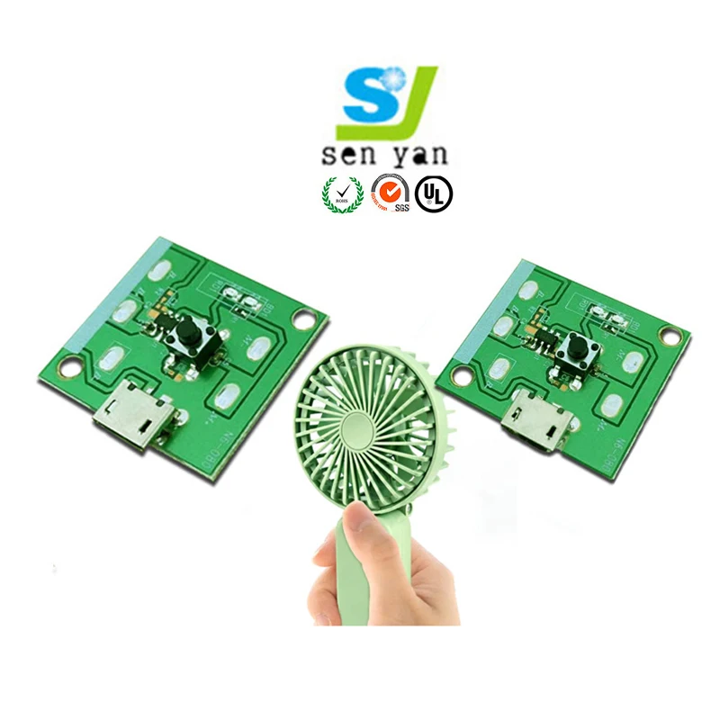 Customized Rechargeable Mini Usb Bldc Dc Acdc Ceiling Fan Pcb Printed Circuit Board Need To Provide Geber File Or Copy Board