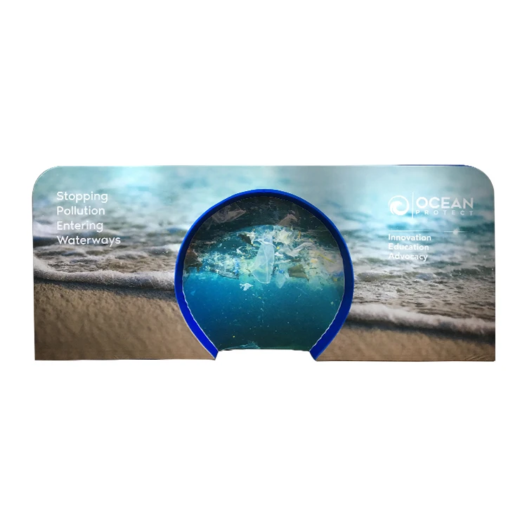 best price exhibition concave series round trade show display 3D backdrop wall