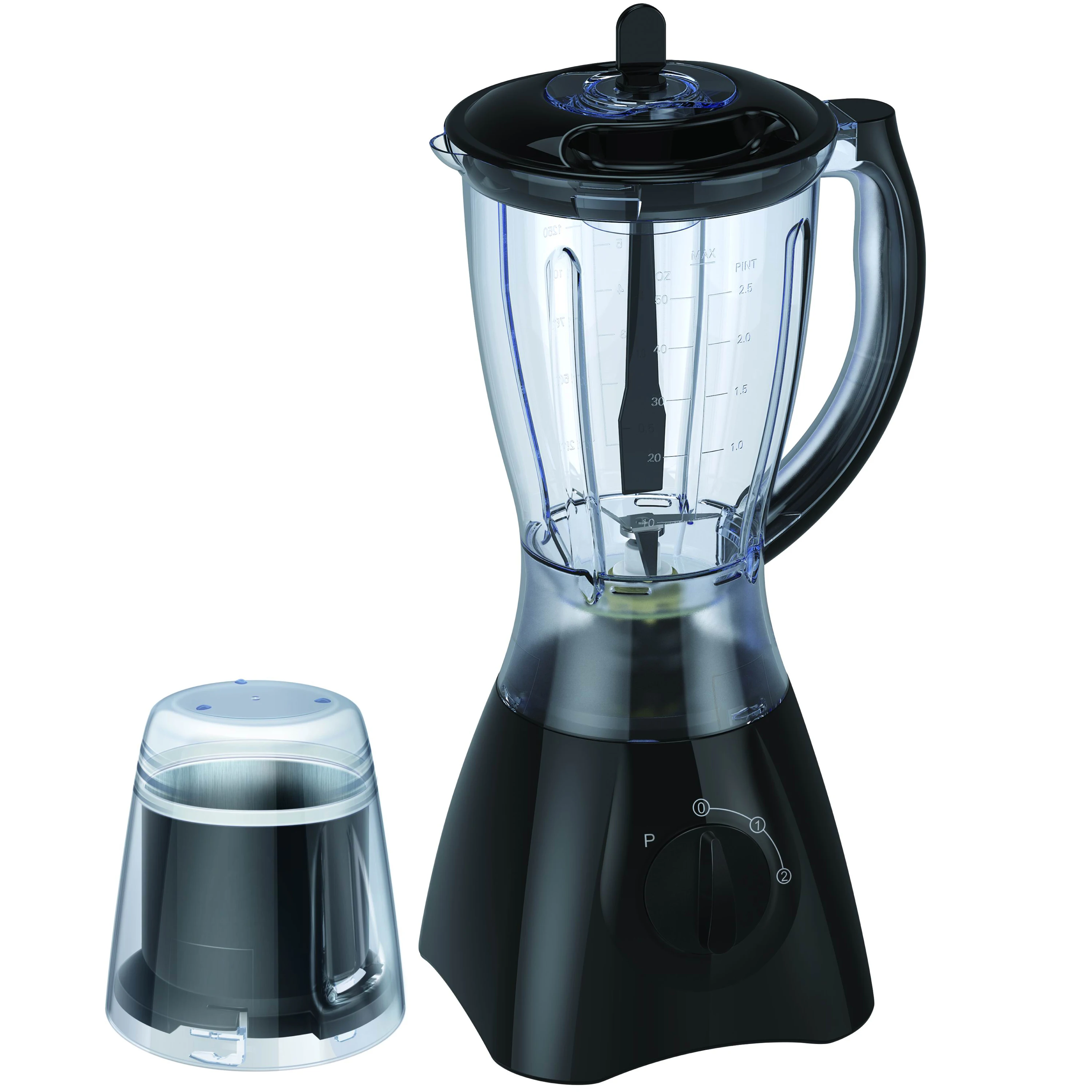 2 In 1 1.5L Plastic Jar Electric Table Blender Stand Blender Portable Blender