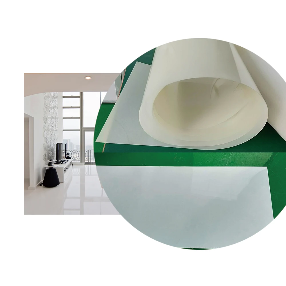 2024 Electronic Self-adhesive type PDLC film Switchable smart film for Projector Screen  light transmission