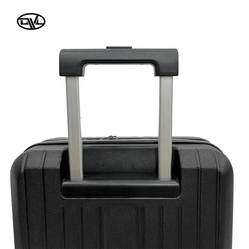 New design space freight-saving black color foldable detachable collapsible trolley luggage suitcase folding travel bag