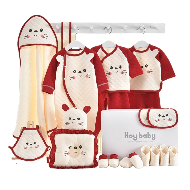 
Newborn gift box baby clothes newborn baby suit full moon gift supplies pure cotton spring summer autumn and winter 