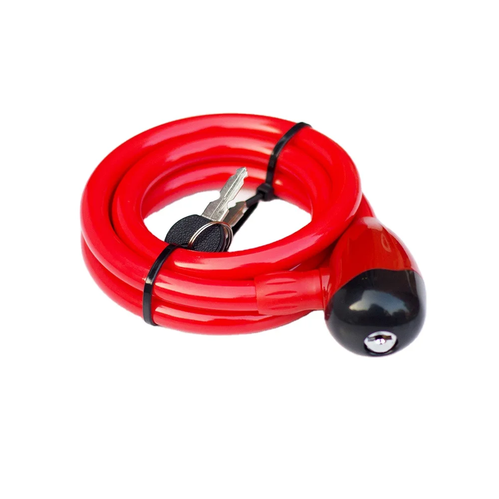 Велосипедные аксессуары, велосипедный защитный замок, стальной трос, велосипедный замок, велосипедный цветной замок
