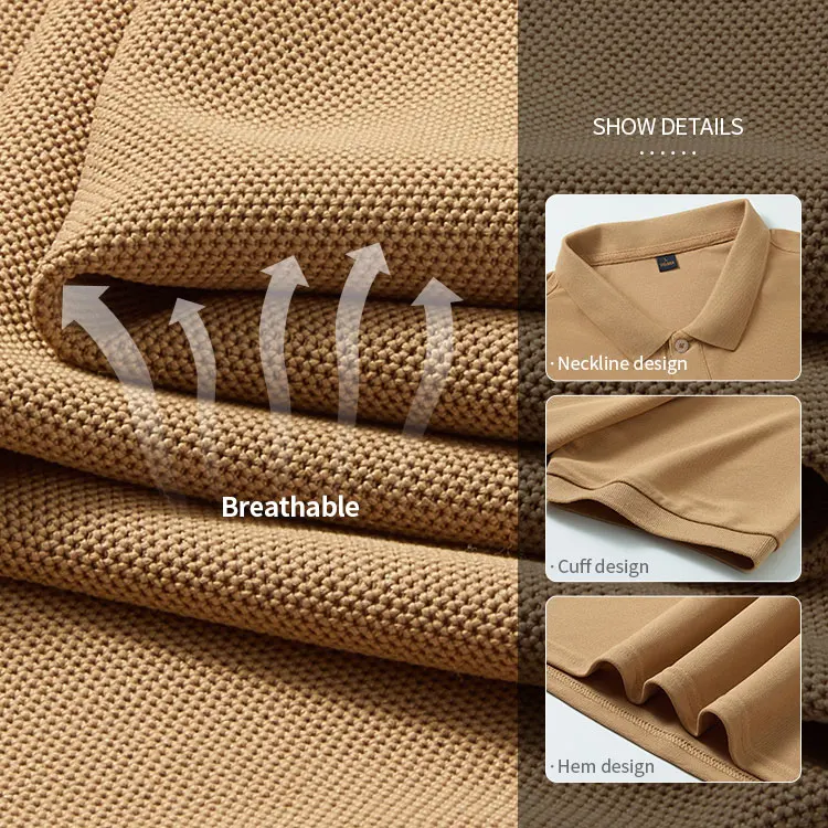 Wholesale Blank Polo Shirts Custom Embroidery LogoT-Shirts Plain Golf Polo T-shirts Custom Unisex Polo Shirt