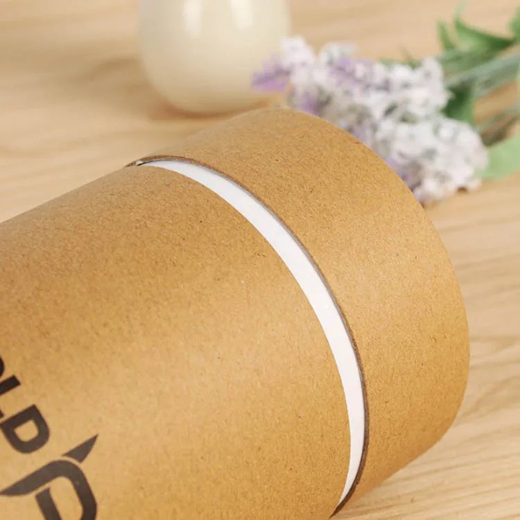 Пользовательская круглая упаковочная коробка для футболок и пуш-ап экологически чистый бумажный контейнер для бальзама для губ