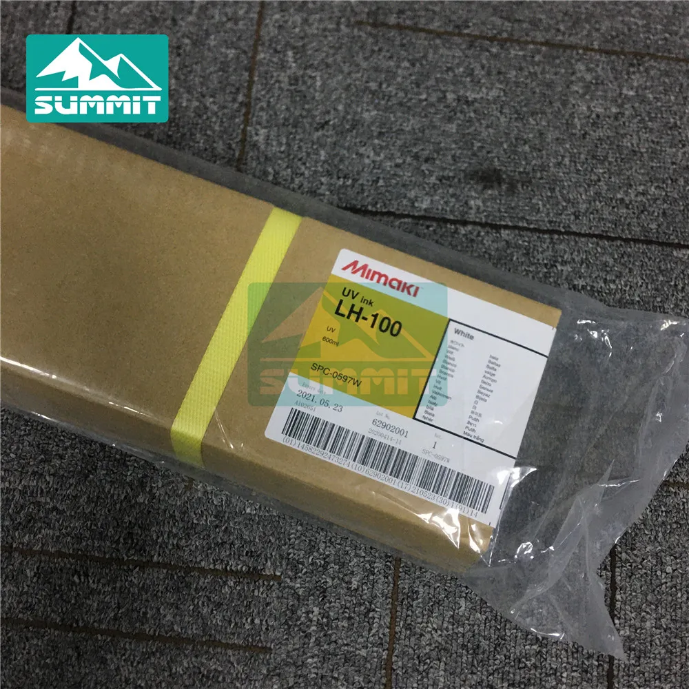  Оригинальные чернила MIMAKI UV LH-100 600 мл картридж с 4 цветами для принтера UFJ