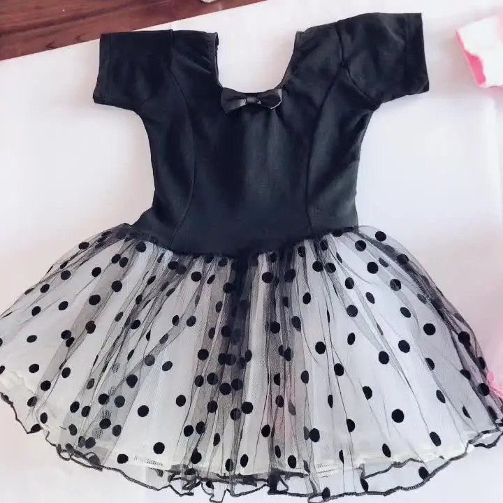 Ballet Skirt for Girls Dance Wear Tutu Dress Clothes for Kids Women Leotard Cotton Dancing