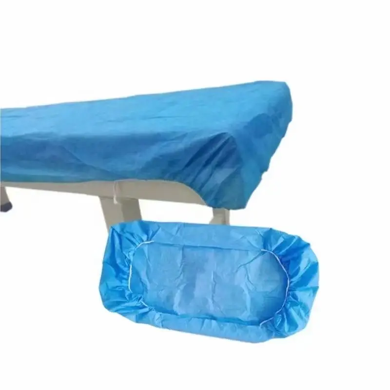 Factory Low Price Non Woven PP SMS PPPE Stretcher Cover Disposable Bed Sheets for Hospital Medical Use