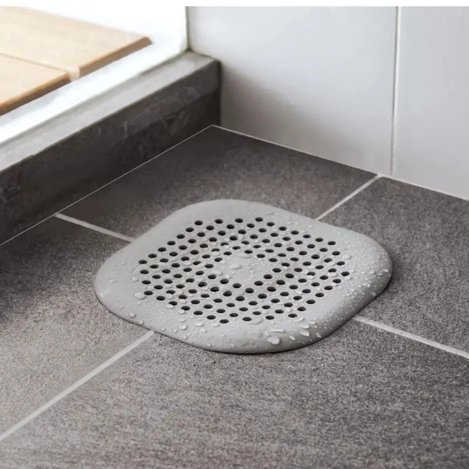 Kitchen sink anti-clogging silicone floor drain cover bathroom floor drainer anti-clogging hair stopper drain cover