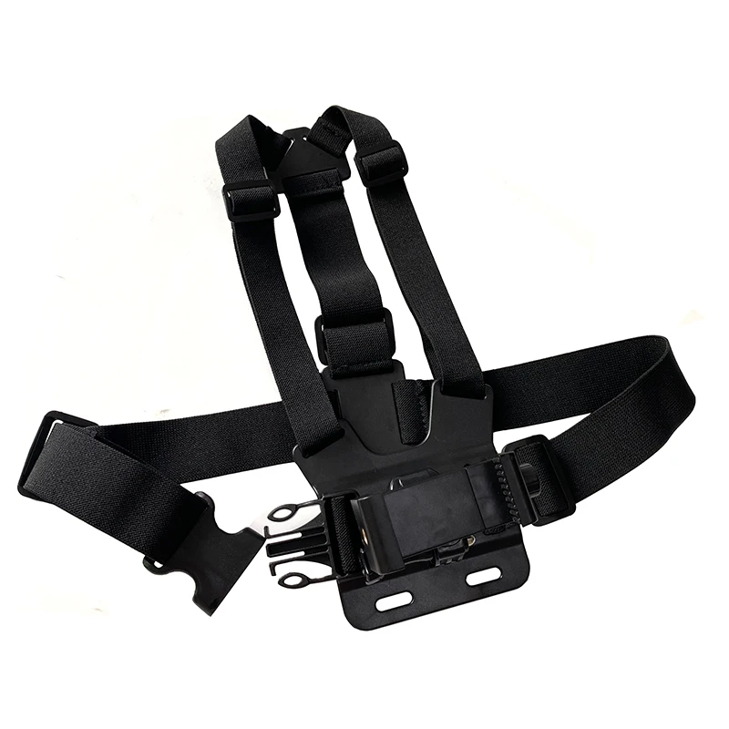 High quality 3 way Adjustable Cell Phone Clip Holder Support Elastic Body Chest Strap POV Selfie Fixation Bracket Fit for Gopro