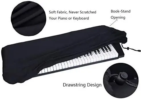 Free Sample Piano Keyboard Dust Cover for 61/88 Keys, Piano Protective Keyboard Cover, Waterproof Digital Piano Keyboard Bag