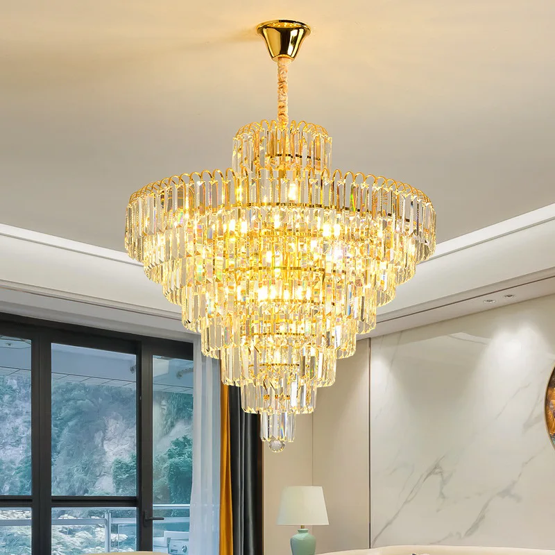 European Style Crystal Chandelier Indoor Decorate Light Creative Lighting Modern Crystal Chandeliers Pendant Light