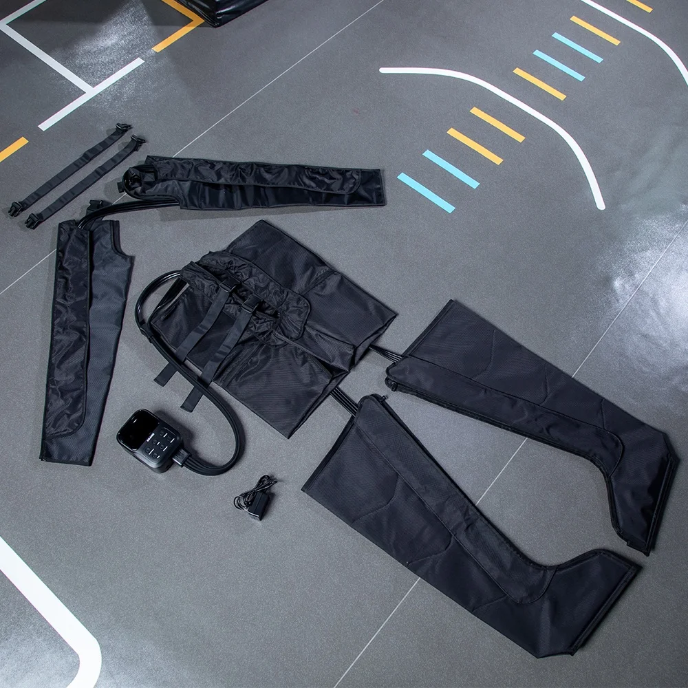 Factory Oem Odm Leg/Arm/Hips Air Compression Massager 3200Mah 4.3 In Color Lcd Screen Air Pressure Massage Boots Leg Massager