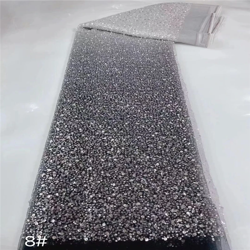 Very cute Sparkle Glitter embroidery wholesale price 5 yards hot selling latest fashion style African party