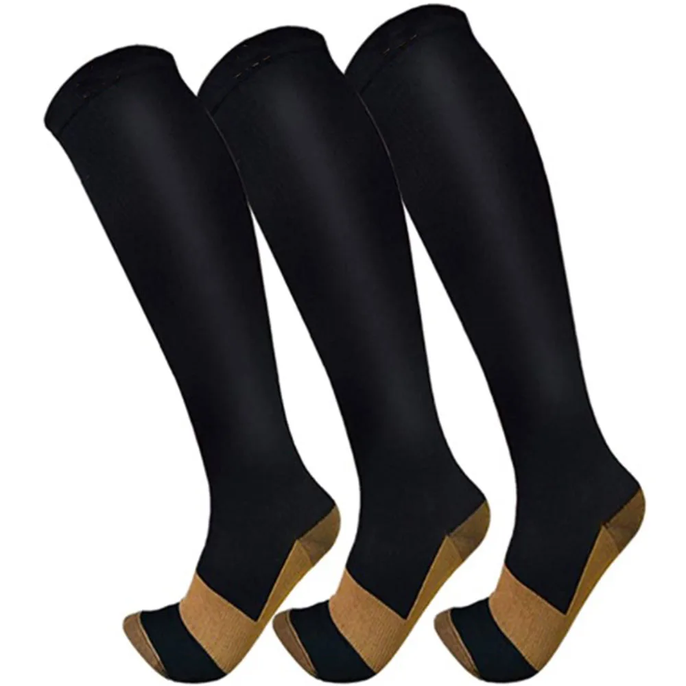 Custom compression knee high socks medical nurse sports compression equestrian socks