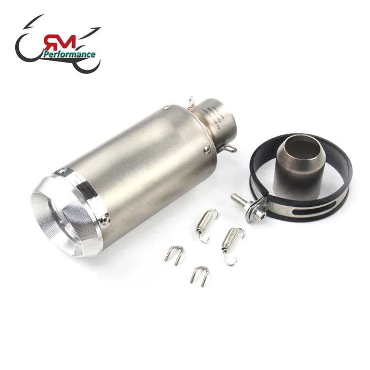 Performance Motorcycle Exhaust Stainless Steel Muffler With CNC Exhaust Pipe For Ninja 650 Z400