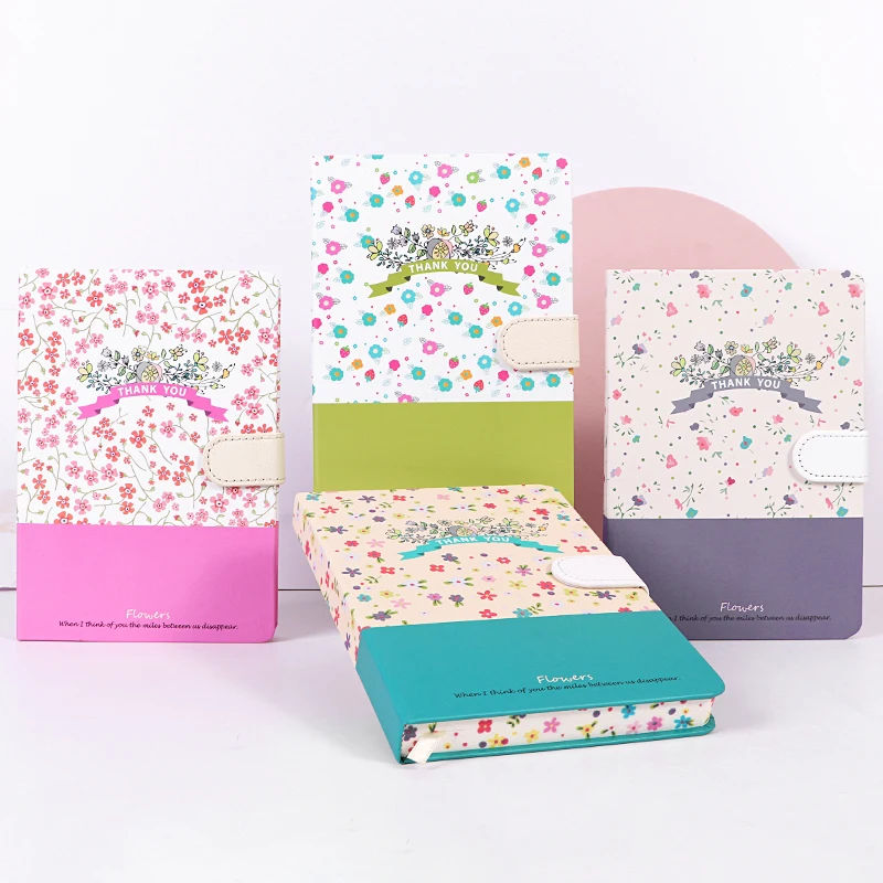 Small Floral Colorblock Notebook Online Stationery - Buy Notebooks Paper Notebook
