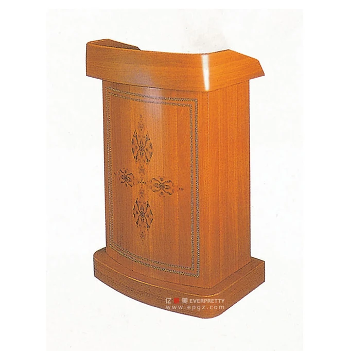  Factory Customized Church Pulpit Wood Speech