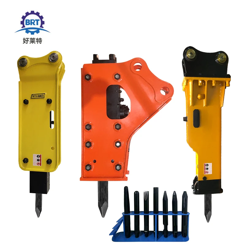 Bright Silenced Type 20-40T Construction Machinery Hydraulic Rock Breaker Excavator