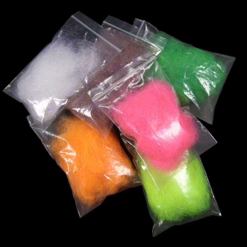 Bright Silk Diy Krystal Flash Fishing Accessories Fly Tying Flash Tinsel Insect Glittering Crystal Fishing  Baits Material