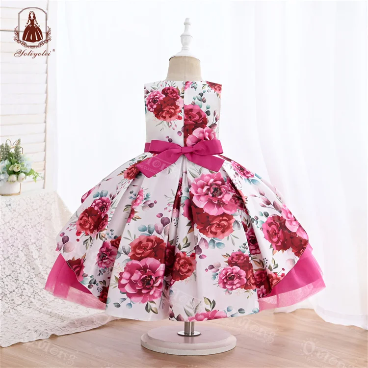 Yoliyolei Morden Style Decoration Halloween Party Tutu Dress Kids Girls With Lining Beautiful Dresses